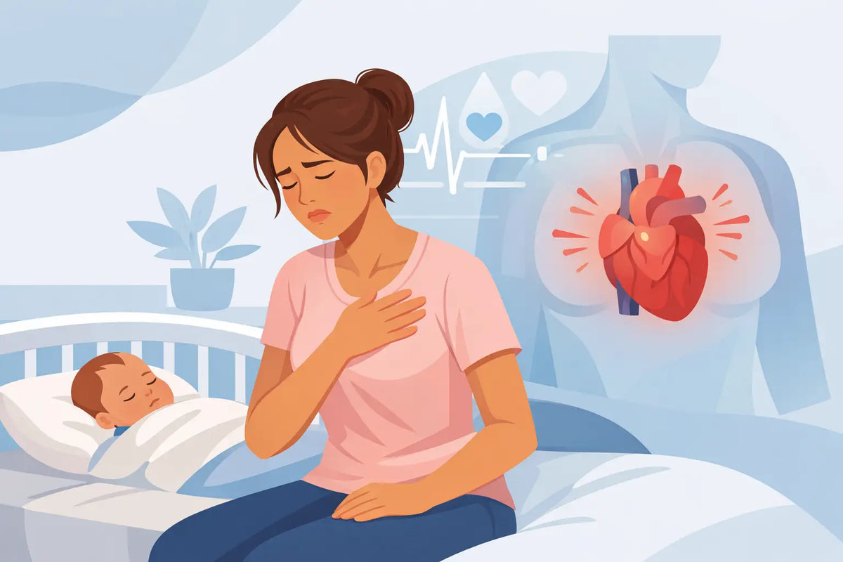 Can PPCM Cause Chest Pain After Pregnancy?