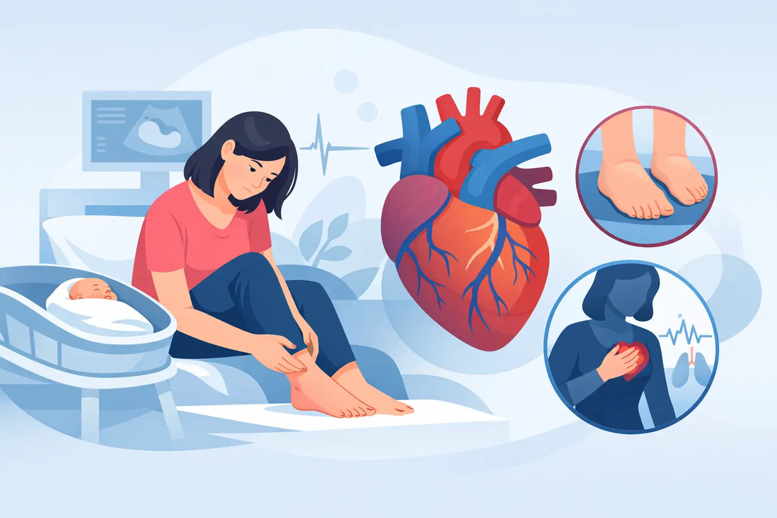 Swelling After Pregnancy Heart Failure Signs