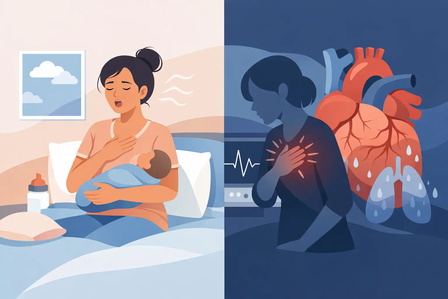 Postpartum Breathlessness vs Heart Failure