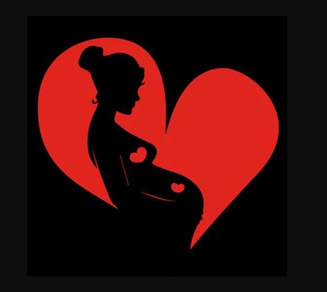 Red Bracelet with Silver Heart – Supporting PPCM Awareness & Mothers